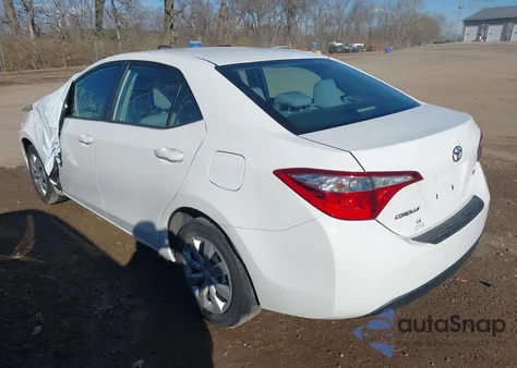 2015 Toyota Corolla Le z USA, uszkodzony, nr VIN 2T1BURHE5FC479726